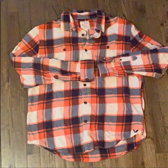 Men’s Large American Eagle Flannel Shirt - Picture 1 of 2
